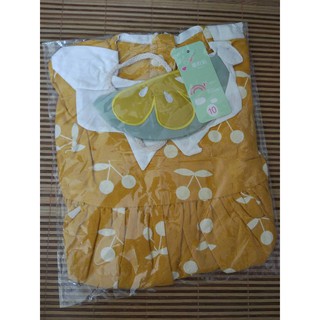 Váy vàng họa tiết cherry