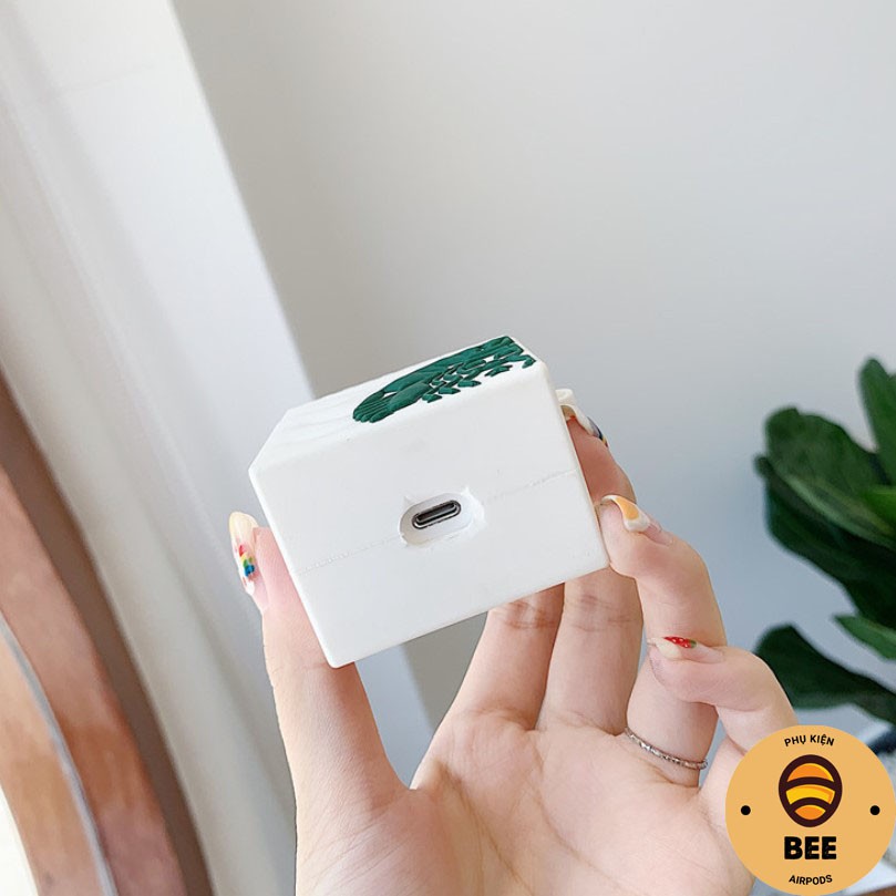Case Airpod 1 2 Pro Túi Starbuck Cho Hộp Sạc Tai Nghe Bluetooth AirPods Bằng Silicon Dẻo Siêu Cute - BEE SHOP