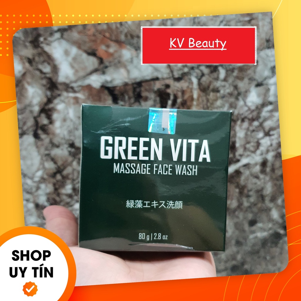 BỘT RỬA MẶT GREENVITA ( dùng kết hợp với vi tảo GREENVITA)