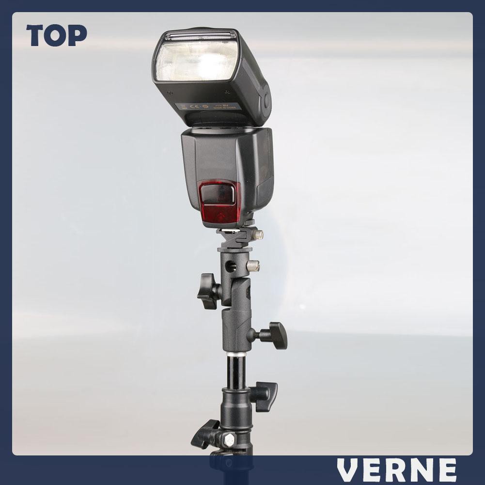 Giá Đỡ Đèn Flash Tốc Độ/Dù Ngàm Hotshoe Hình Chữ E Bằng Kim Loại Thông Dụng
