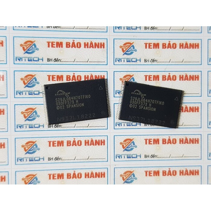 S29JL064H70TFIKO, S29JL064H70TFIK0 IC chức năng TSSOP-48