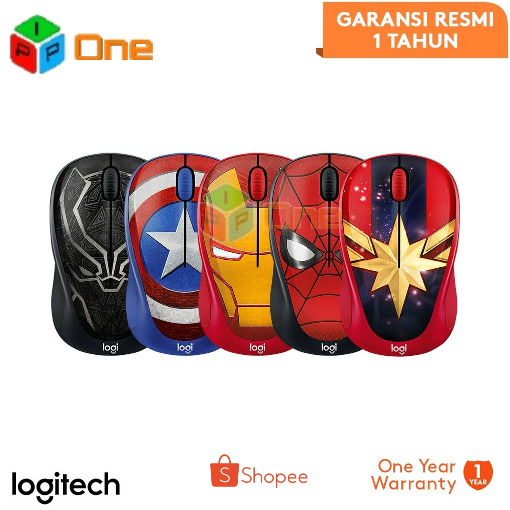 Chuột Không Dây Logitech M238 Hình Siêu Anh Hùng Marvel