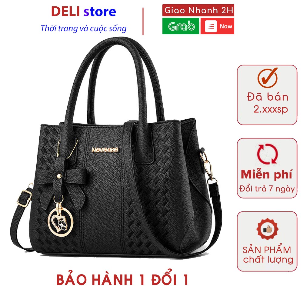 Túi xách nữ công sở 💖HOTTREND 💖 Túi đeo chéo nữ Hàn Quốc Deli TN46