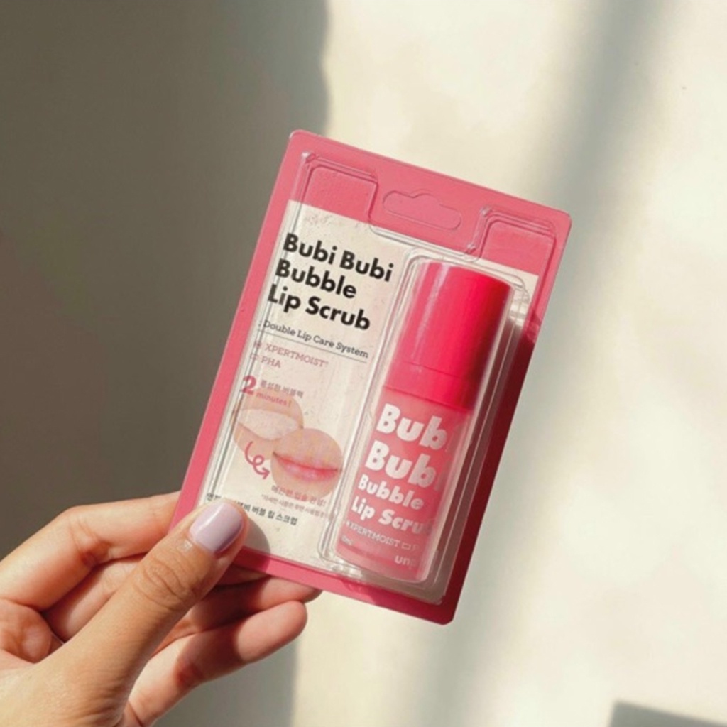 Tẩy Tế Bào Chết Môi Dạng Sủi Bọt Unpa Bubi Bubi Bubble Lip Scrub 10ml