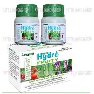 Dung dịch thủy canh nhiều loại rau ăn trái như: cà chua, ớt, bầu, bí, mướp, cà tím, các loại dưa ...HYDRO FRUITY (200g)