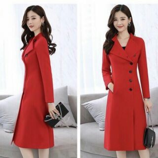 Đầm cổ vest