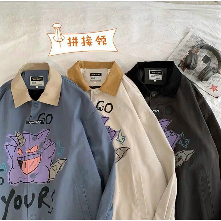 Áo khoác kaki hộp lót dù nam nữ unisex form sơ mi rộng chất vải xịn dày dặn, bao đẹp, y ảnh