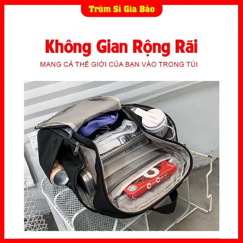 Cặp đi học nam nữ Ulzzang basic chống nước, balo du lịch Unisex Hàn Quốc đựng laptop, sách cho học sinh, sinh viên.