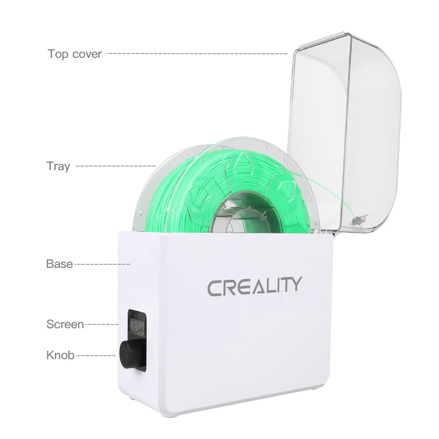 [Mã 155ELSALE giảm 7% đơn 300K] Hộp sấy khô sợi nhựa in 3d Creality Filament Dry Box