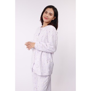 Đồ bộ nữ nỉ bông giữ ấm thu đông