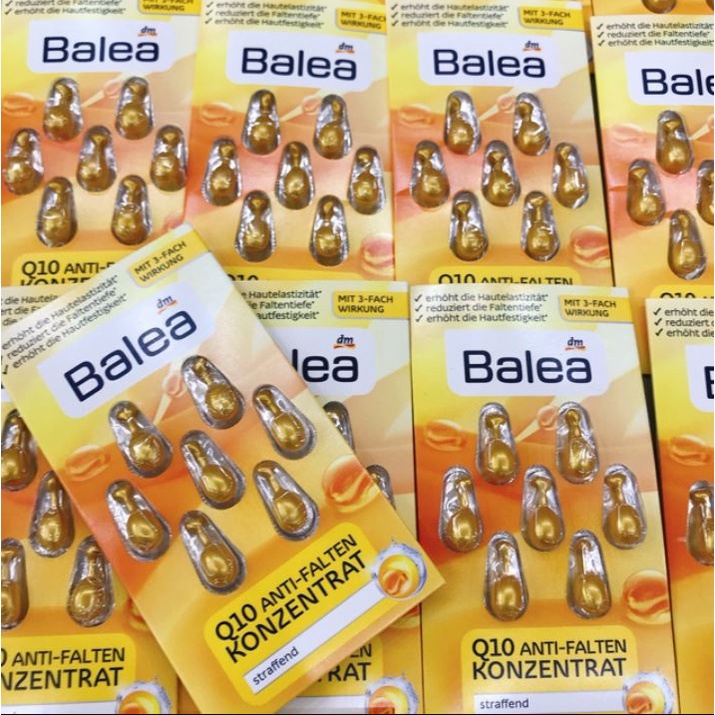 Viên nang Serum Balea Đức dưỡng da 7 ngày trắng da mờ nhăn, chống lão hóa - Hàng nội địa Đức