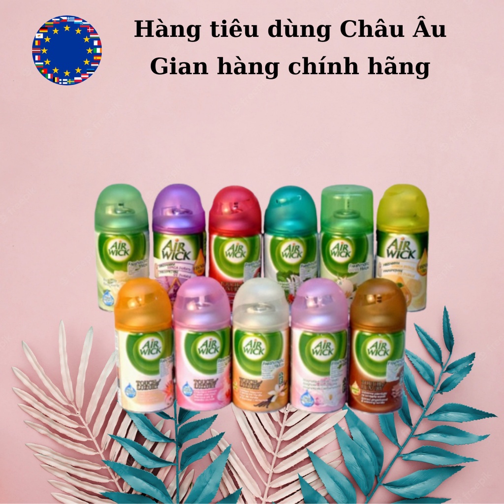 Xịt thơm phòng Airwick hương thiên nhiên, thơm mát lưu hương lâu, nội địa Châu Âu,