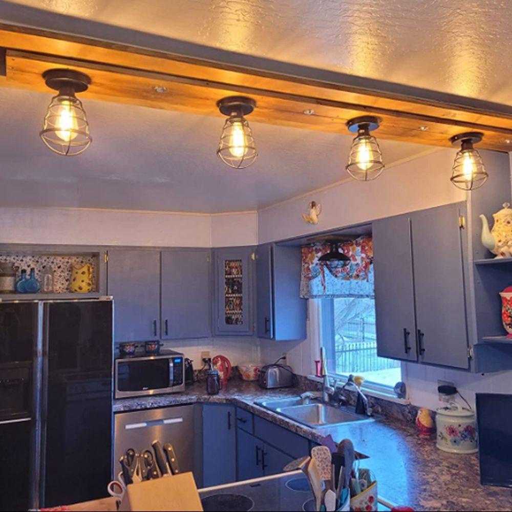 YIYU Đế Đèn Trần E26 Bằng Kim Loại Dùng Trang Trí Nhà Bếp