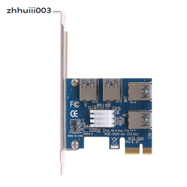 Card Đồ Họa ZHIHUI Pci-e 1 Ra 4 Khe Cắm Usb 3.0