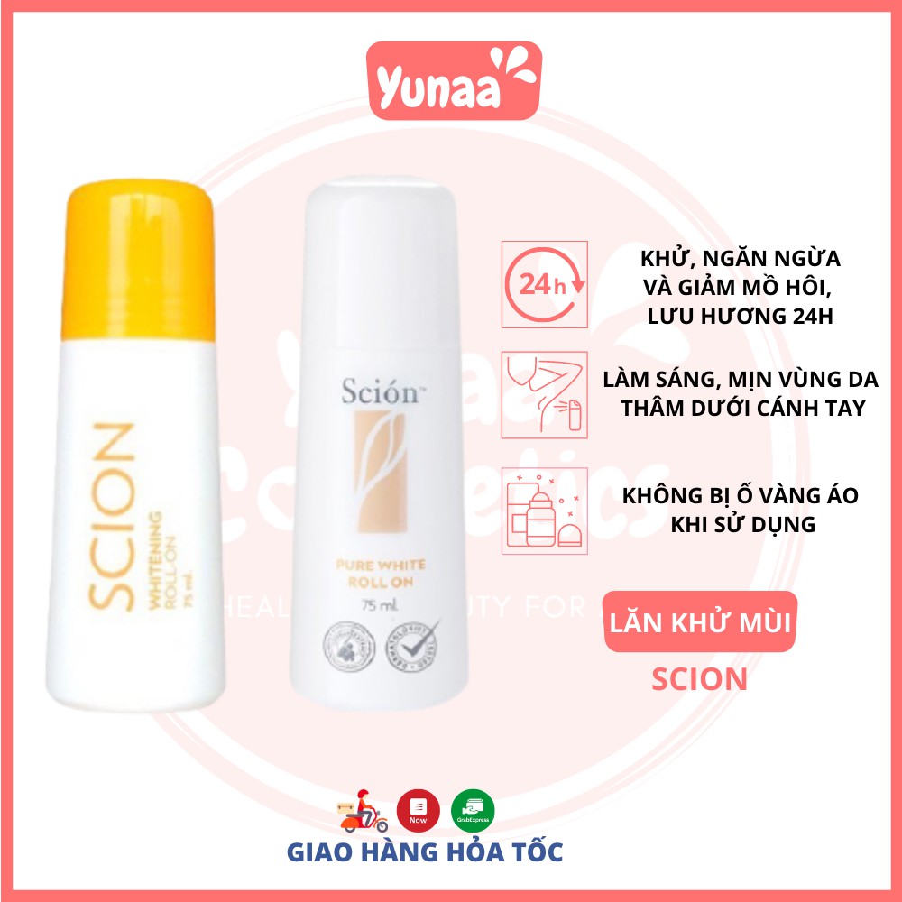 Lăn Khử Mùi Scion Nuskin 75ml Hàng Chính Hãng - Mẫu mới không có mã vạch [Yunaa Cosmetics]