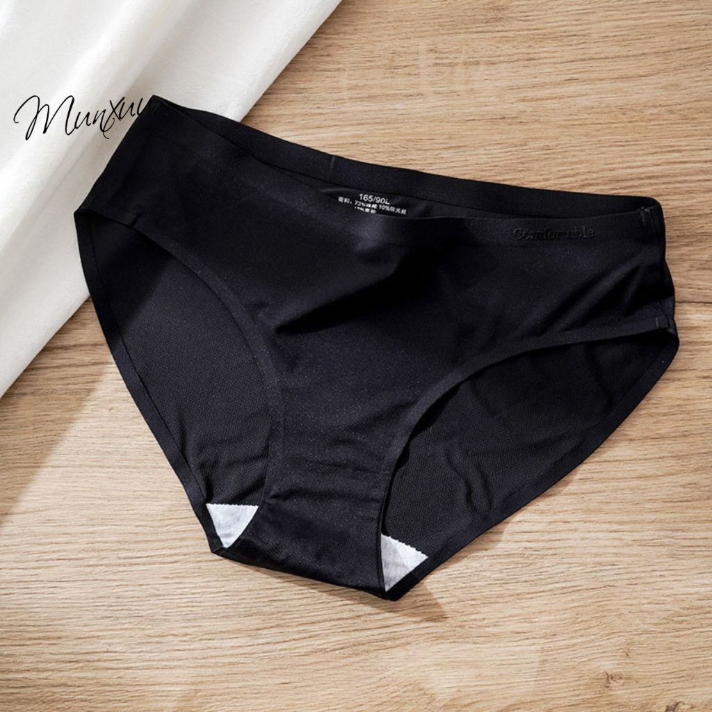 Quần lót nữ MUNXUU không viền đúc su lạnh thông hơi thoáng khí đủ 3 size M L XL - QC120