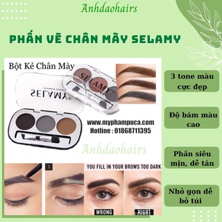 Phấn vẽ mày S.e.l.a.m.y 3 ô