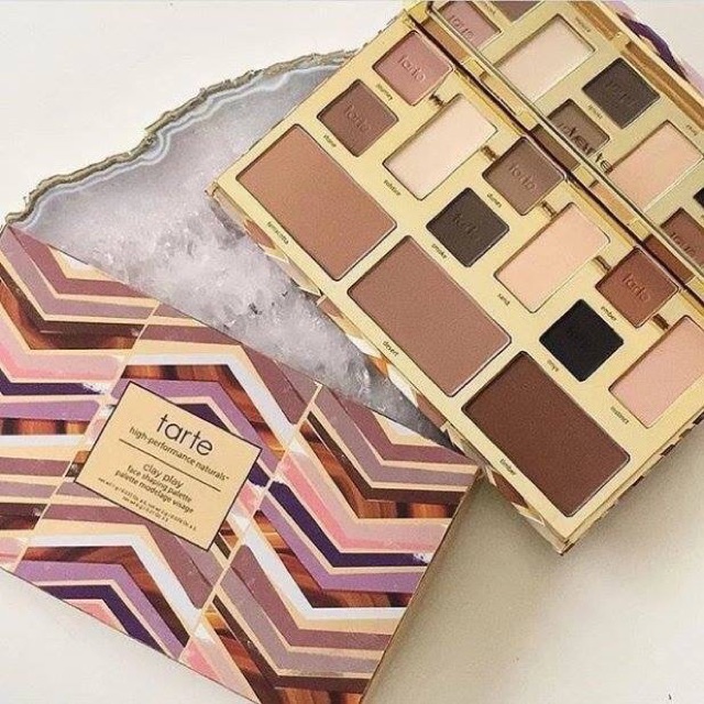 Bảng phấn tạo khối & màu mắt Tarte clay play face shaping palette