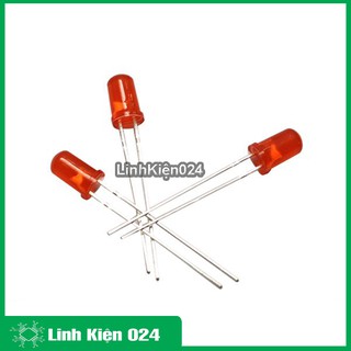 Gói 10 con led phủ màu 5mm