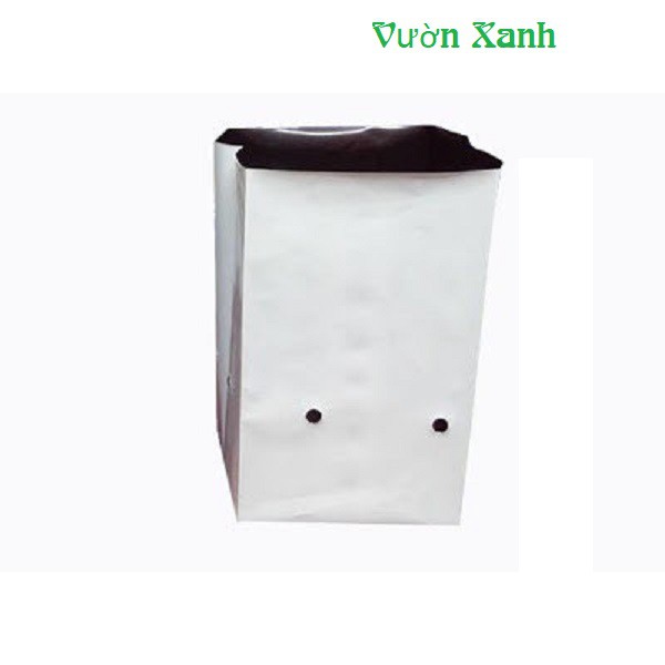 Túi PE 40 x 20 cm Trắng Đen trồng Dưa Lưới, Dưa Chuột, Nhà Kính, Nhỏ Giọt - Bền 3 - 4 Vụ 1kg