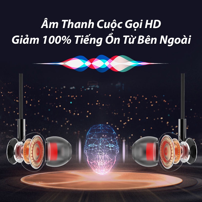 Tai nghe HiFi Bass Khủng có dây nhét tai chơi game nghe nhạc siêu chất lượng PhụKiệnZin360