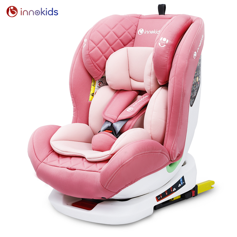 Innokids ghế ngồi an toàn cho trẻ em ô tô với 0-4-12 tuổi bé 360 độ xoay di động có thể ngồi