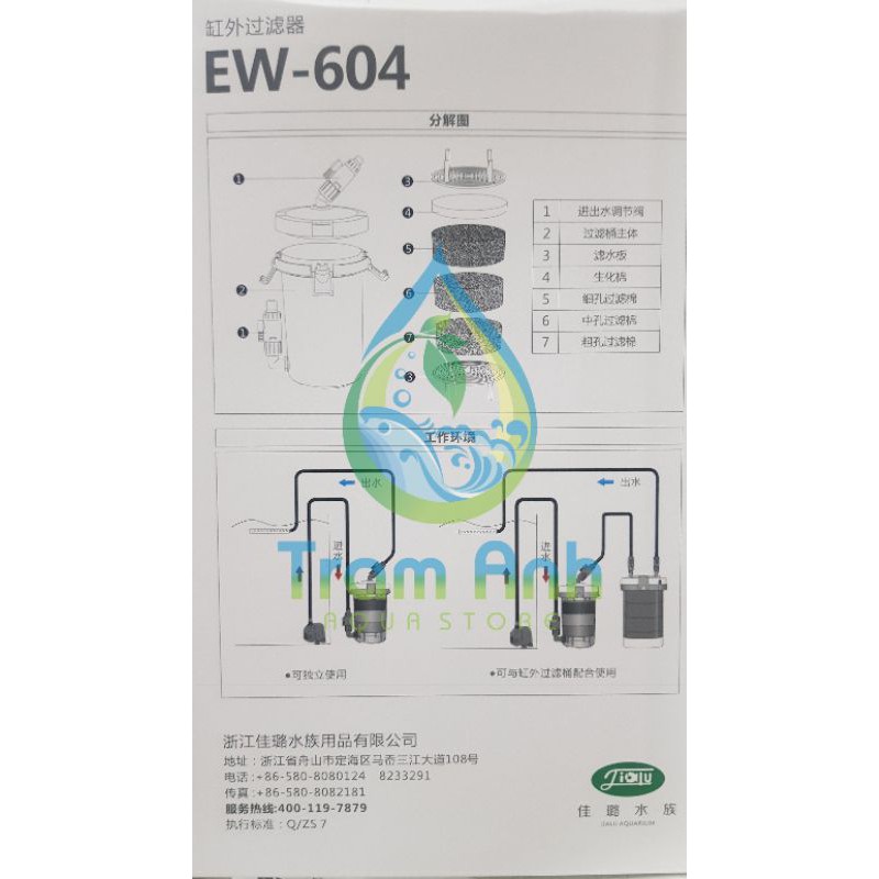 lọc phụ sunsun EW-604/