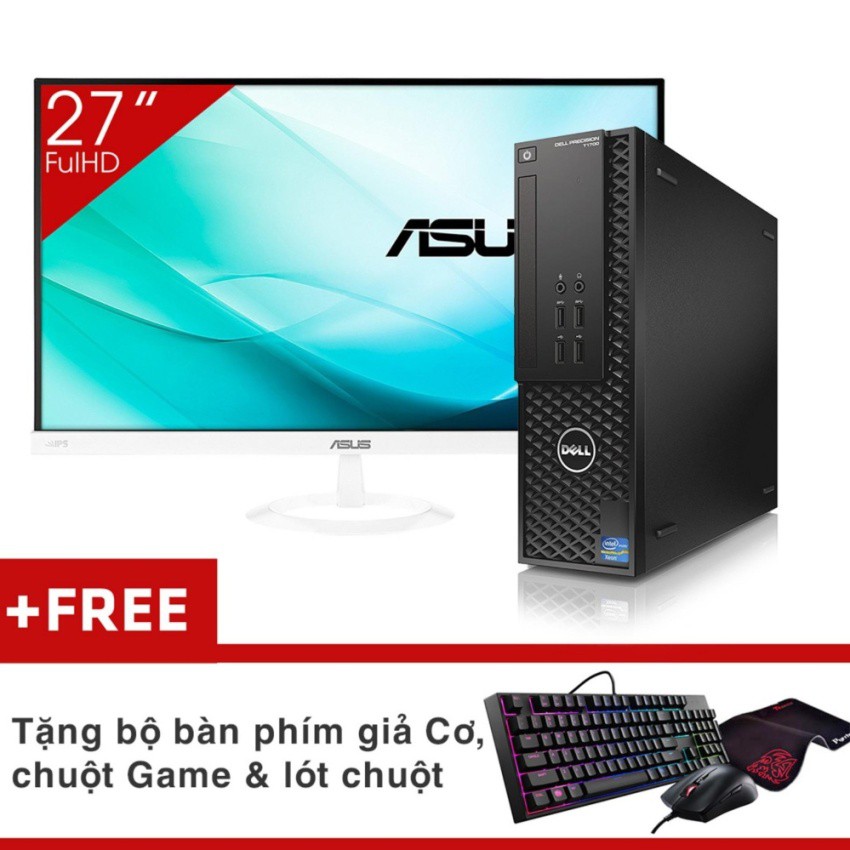 Máy Trạm Dell Precision T1700 SFF + Màn hình ASUS 27inch Full Viền (Core i7 4770, Ram 8GB, HDD 1TB) + Quà Tặng | BigBuy360 - bigbuy360.vn