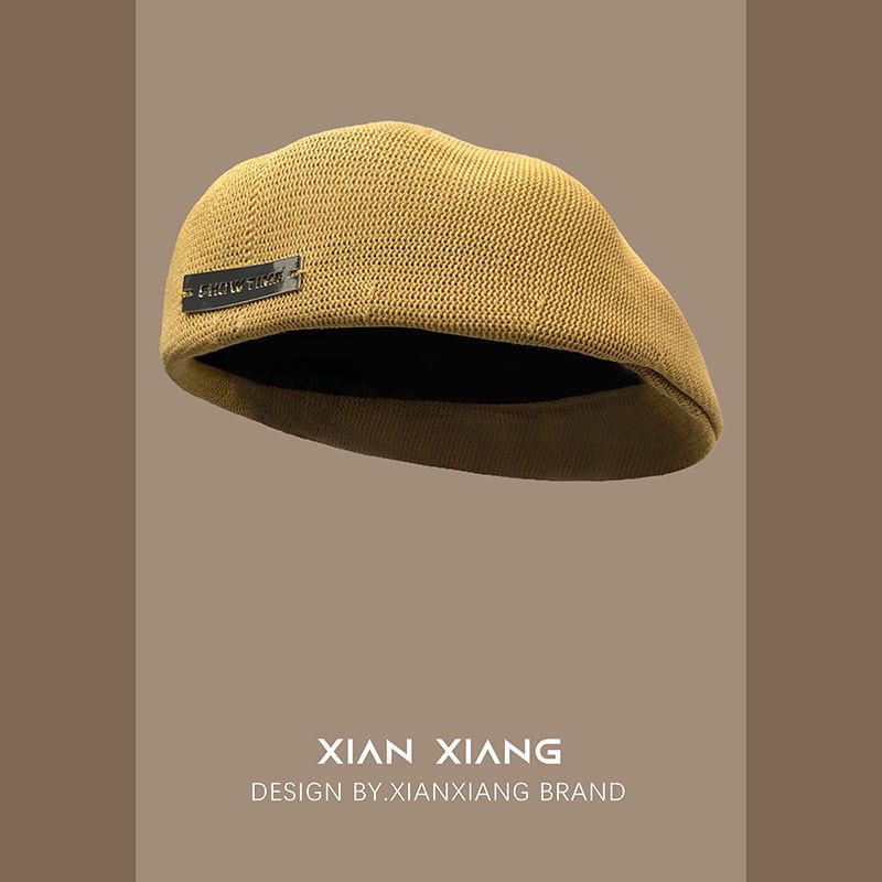 Mũ beret cao cấp phong cách vintage Hàn Quốc có thể đảo ngược cho nữ