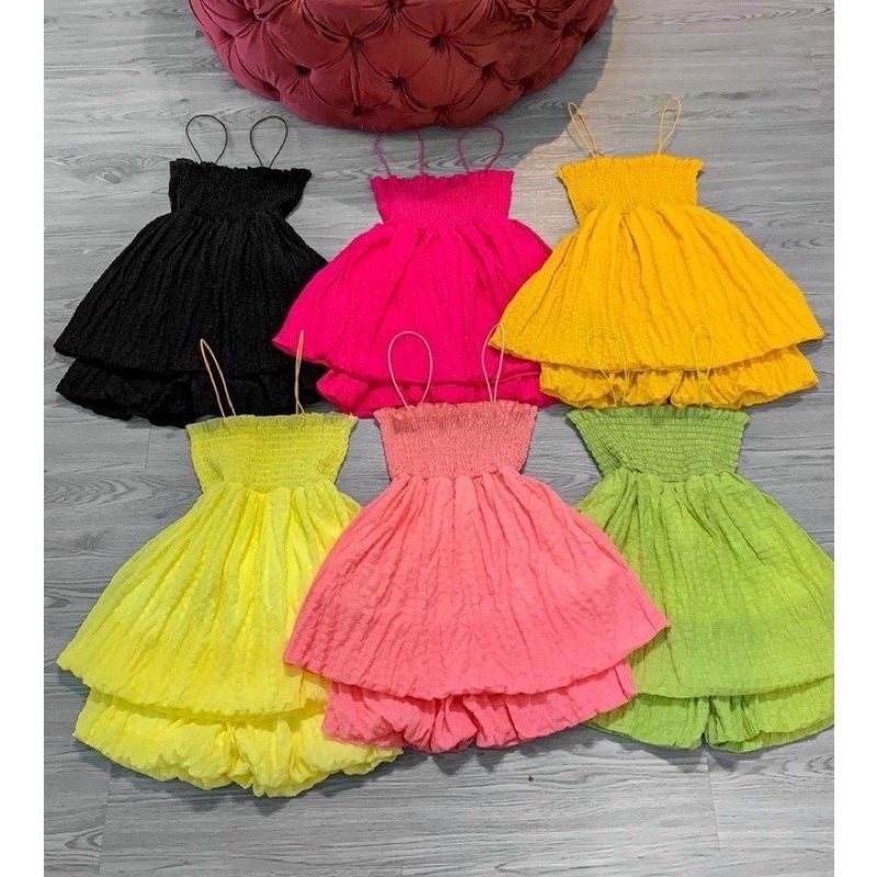 Set Bộ Đồ Nữ Áo Dây Bí + Quần Bo Chun