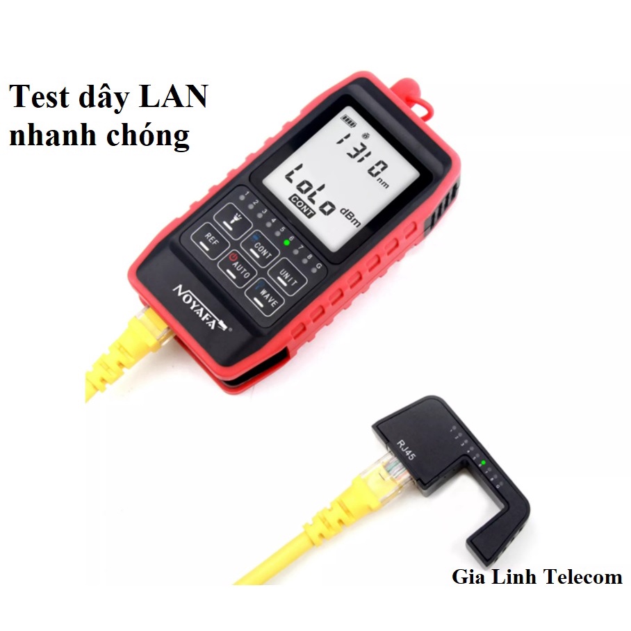 Máy đo công suất quang NOYAFA NF908 pin sạc - HÀNG CHÍNH HÃNG