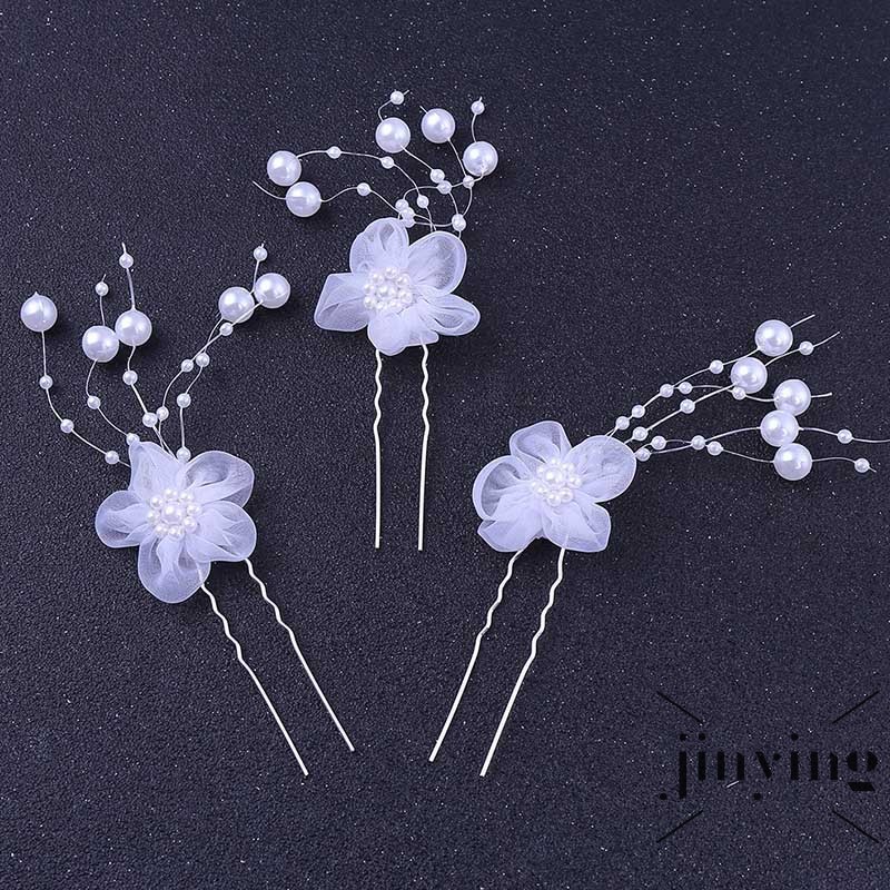 GETNOIVAS 2 Ghim cài tóc đính ngọc giả