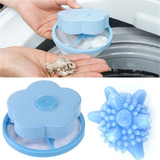 Set bóng giặt và túi lưới lọc cặn cho máy giặt