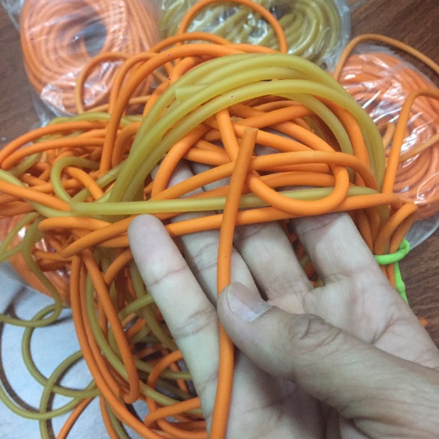 Combo Dây ná cao su tròn 4mm - 15k / mét, bán tối thiểu 3m, dây có độ đàn hồi và độ bên cao