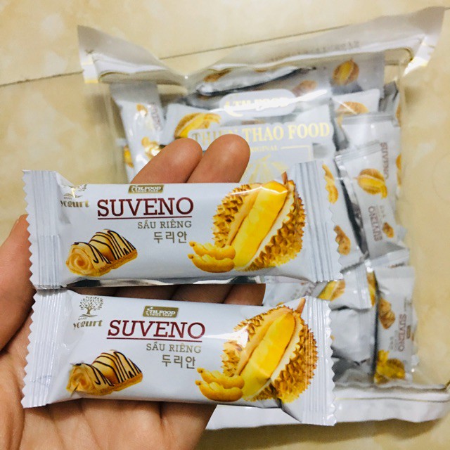 [TP.HCM] 500gr Bánh Xốp Giòn Vị Sầu Riêng SUVENO