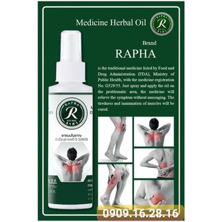 DẦU XỊT XOA BÓP THÁI LAN RAPHA [ NỘI ĐỊA THÁI ]