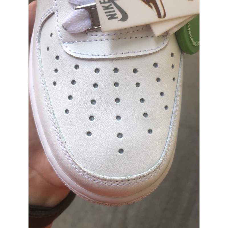 Giày thể thao full trắng Af1 | Cao cấp