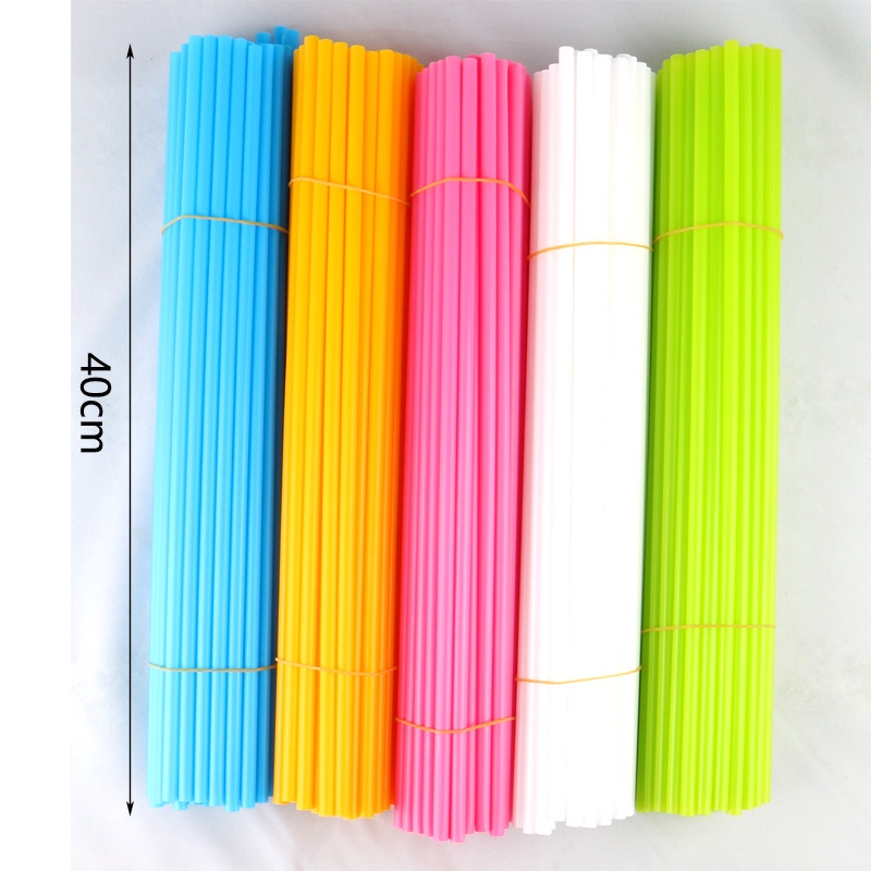 Bộ 20 Giá Đỡ Bóng Bay Với Thanh Nhựa PVC 40CM Trang Trí Tiệc