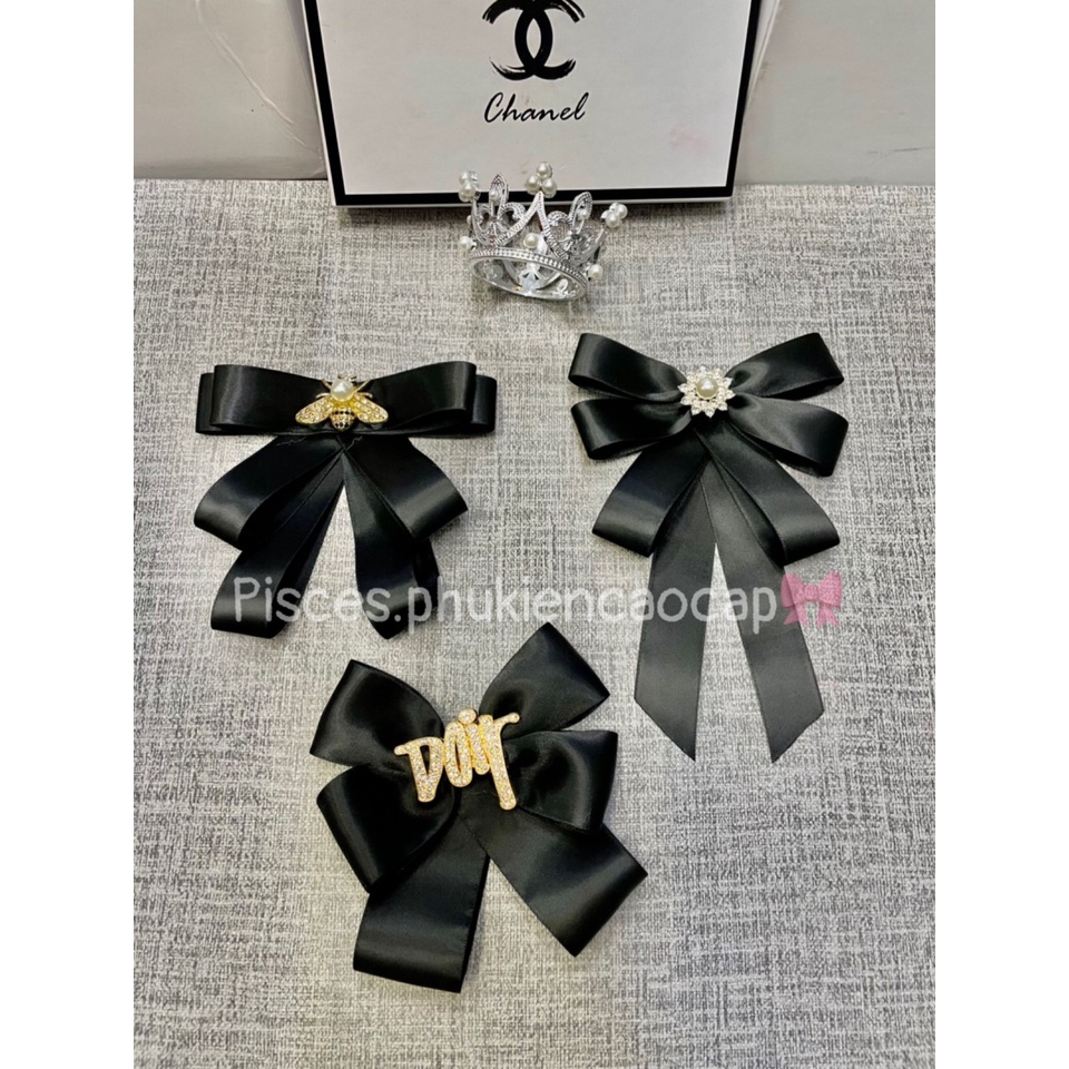 Cài áo nơ thiết kế. sỉ lẻ tag cài áo mẫu chứ hot [video kèm ảnh thật 100%]