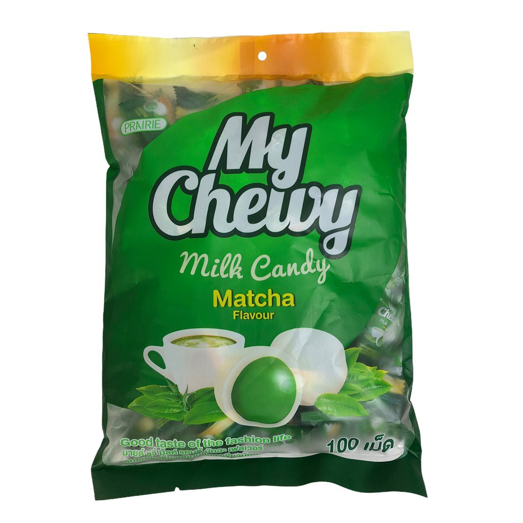 [HÀNG NHẬP KHẨU] Kẹo Sữa Dẻo Trái Cây Vị Matcha My Chewy Thái Lan 360g