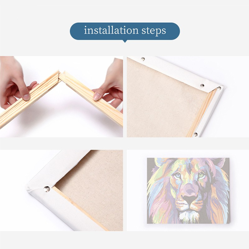 Bộ Tranh Sơn Dầu Trang Trí Tự Làm 40x50cm Độc Đáo