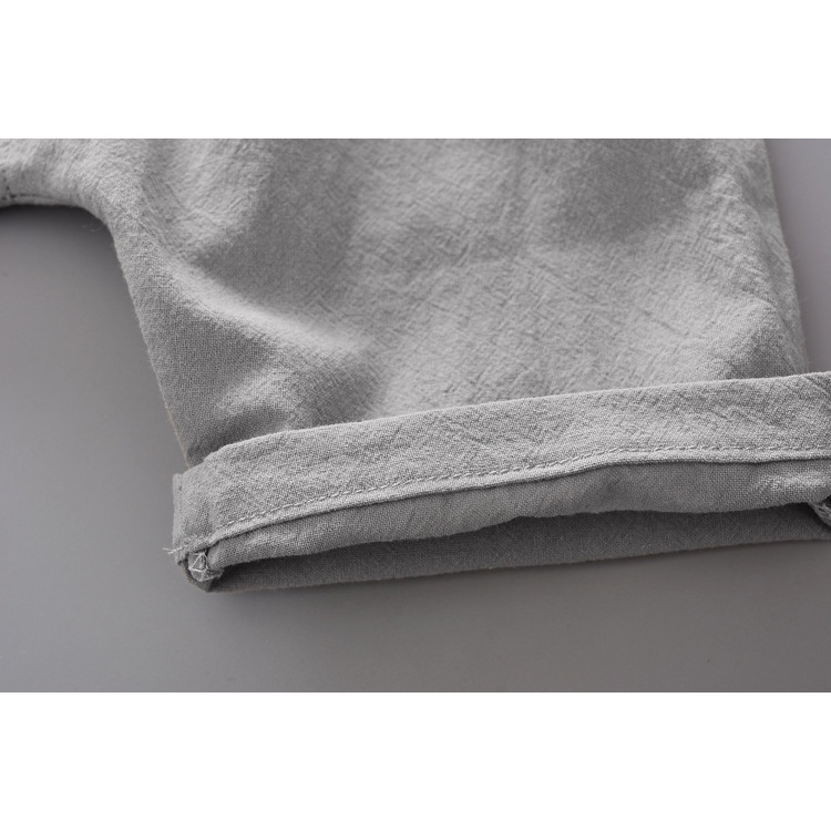 Bộ đồ cộc tay cho bé trai họa tiết lá thông CTF040 - Màu: Trắng