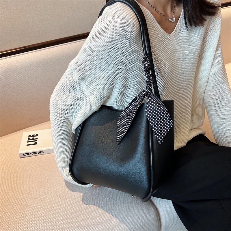 Túi Tote Đeo Vai Màu Trơn Cỡ Lớn Thời Trang Mùa Hè