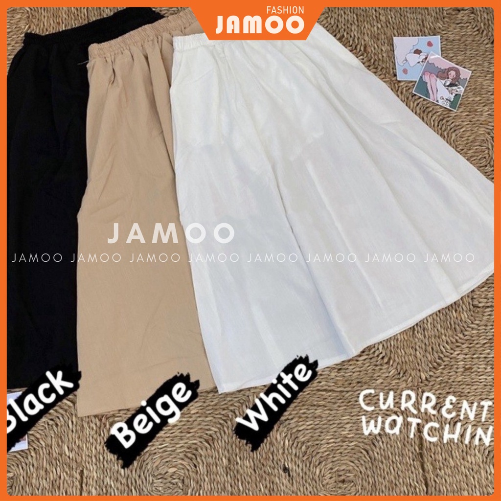 CHÂN VÁY NỮ, CHÂN VÁY ĐŨI HÀN TÚI XẺ JAMOO