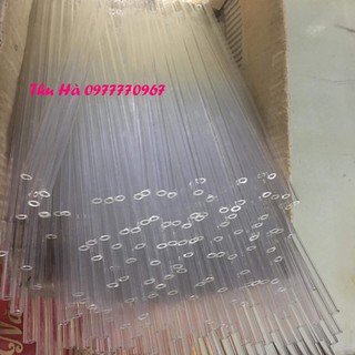Ống thủy tinh trắng gồm 20 đoạn dài 40