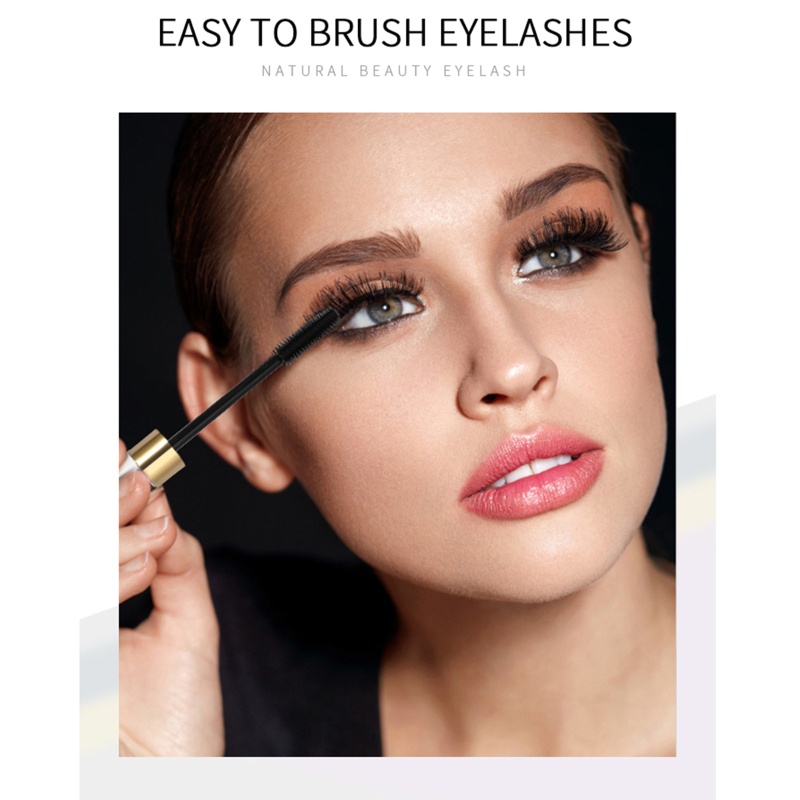 Mascara Sợi Tơ 4D Chống Thấm Nước Không Nhòe Chuốt Dài Và Cong Mi