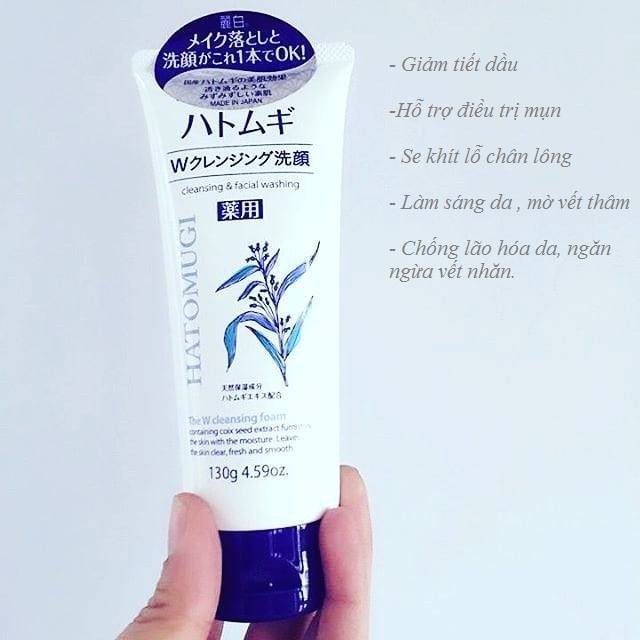 Sữa Rửa Mặt Trắng Da Hatomugi Cleansing And Facial Washing Nhật Bản | BigBuy360 - bigbuy360.vn