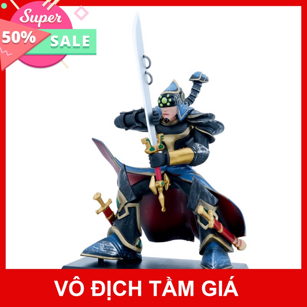( Có chân đế ) Mô Hình Tướng Master Yi, Kiếm sư Wuju Bộ sưu tập tướng liên minh huyền thoại chất liệu nhựa PVC