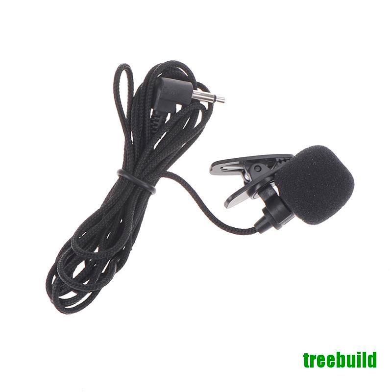 treebuild☆ Mini Mic Microphone Case For Smartphone Recording Pc Clip-On Lapel Microphone