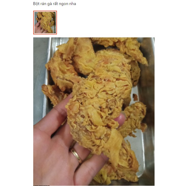 1kg Bột Chiên Gà Giòn 186 (đóng túi cân + tặng kèm bí kíp chiên gà làm hàng) - Crispy Fried Chicken Powder